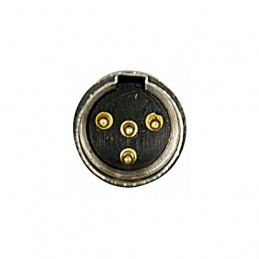 MB NC345K MINI XLR VOLANTE 4 POLI MASCHIO