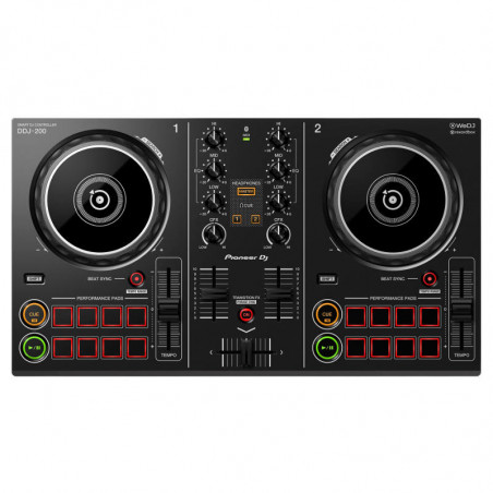 PIONEER DJ DDJ200 CONSOLLE DJ SMART CONTROLLER BLUETOOTH 2 CANALI