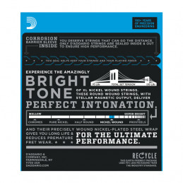 D'ADDARIO EXL120 SET DI 3 MUTE NICKEL WOUND, SUPER LIGHT, 9-42