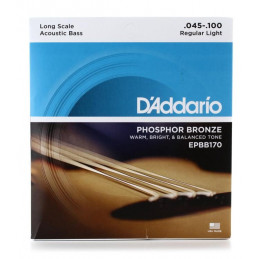 D'ADDARIO EPBB170 ACOUSTIC BASS STRINGS 45-100