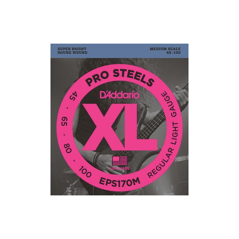D'ADDARIO EPS170M BASS STRINGS 45/100