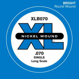 D'ADDARIO XLB070 NICKEL WOUND BASS STRING 070