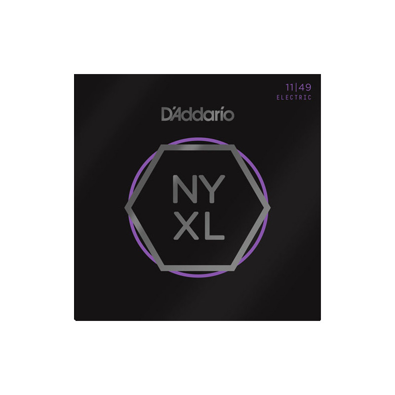 D'ADDARIO NYXL1149 NICKEL WOUND ELECTRIC GUITAR STRINGS MEDIUM 11-49