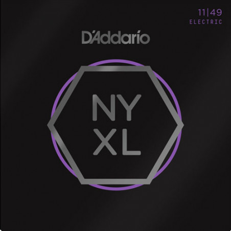 D'ADDARIO NYXL1149 NICKEL WOUND ELECTRIC GUITAR STRINGS MEDIUM 11-49