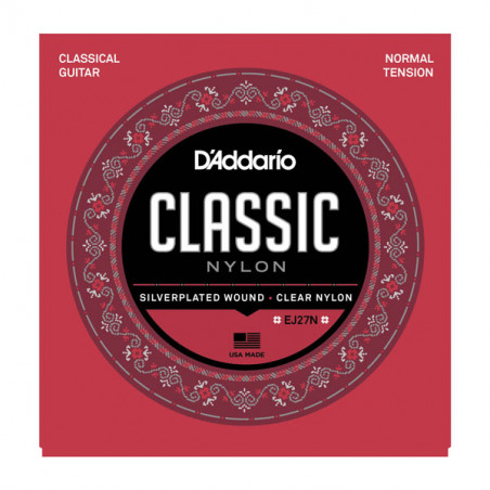 D'ADDARIO EJ27N CLASSIC GUITAR STRINGS - NORMAL TENSION