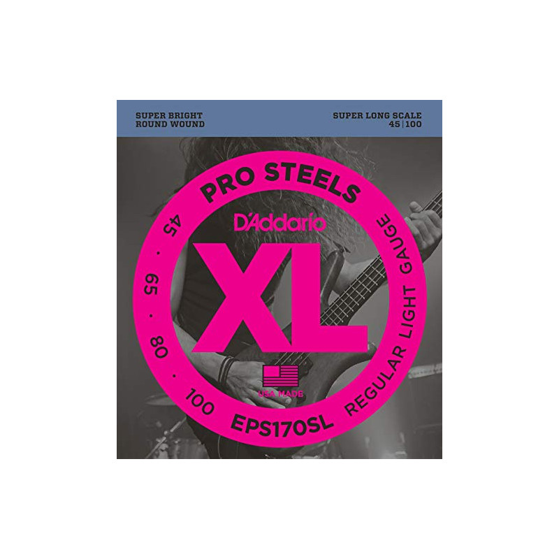 D'ADDARIO EPS170SL BASS STRINGS 45-100