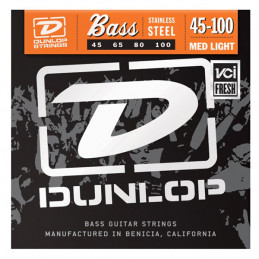 DUNLOP DBS45100 STAINLESS STEEL BASS STRINGS 45-100