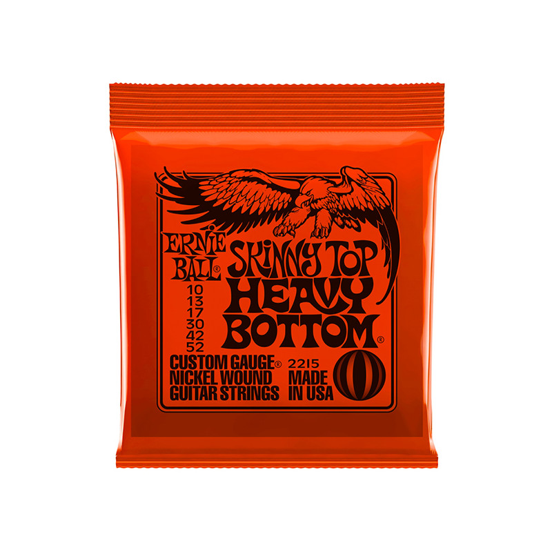 ERNIE BALL 2215 MUTA CORDE CHITARRA ELETTRICA NICKEL WOUND SKINNY TOP HEAVY BOTTOM