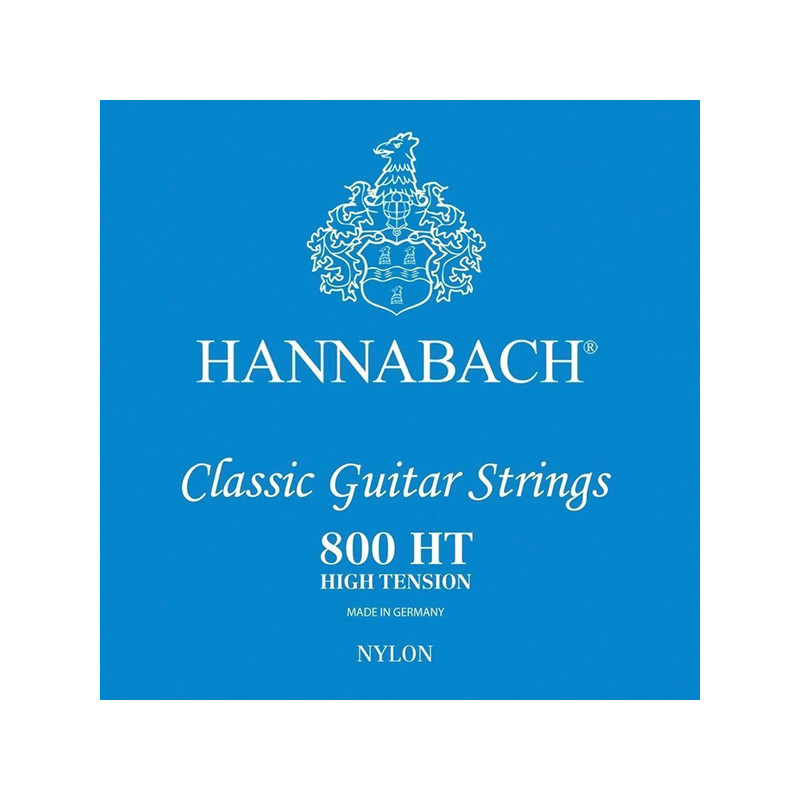 HANNABACH 800HT CORDE PER CHITARRA CLASSICA SERIE 800 HIGH TENSION ARGENTATO