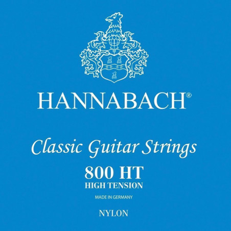 HANNABACH 800HT CORDE PER CHITARRA CLASSICA SERIE 800 HIGH TENSION ARGENTATO