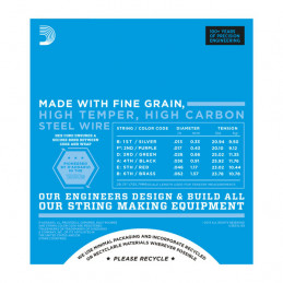 D'ADDARIO EXL158 NICKEL WOUND BARITONE LIGHT 13-62