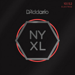 D'ADDARIO NYXL1052 NICKEL WOUND ELECTRIC GUITAR STRINGS LIGHT TOP HEAVY BOTTOM 10-52