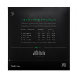 D'ADDARIO NYXL4095 ELECTRIC BASS STRING SET LONG SCALE SUPER LIGHT 40-95