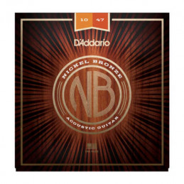 D'ADDARIO NB1047 NICKEL BRONZE SET EXTRA LIGHT