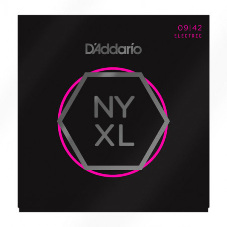 D'ADDARIO NYXL0942 NICKEL WOUND SUPER LIGHT 09/42
