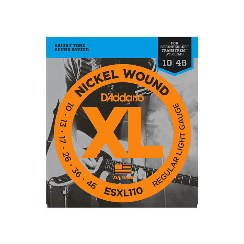 D'ADDARIO ESXL110 NICKEL WOUND, REGULAR LIGHT, DOUBLE BALLEND, 10-46