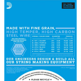 D'ADDARIO EXL116 NICKEL WOUND MEDIUM TOP HEAVY BOTTOM 11-52