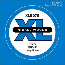 D'ADDARIO XLB075 NICKEL WOUND BASS STRING 075