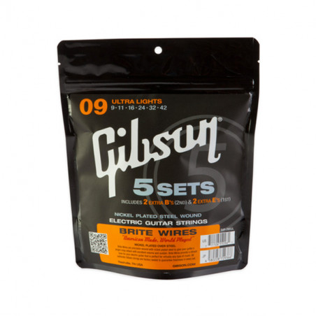GIBSON SVP-700UL SET 5 MUTE CHITARRA ELETTRICA ULTRA LIGHT