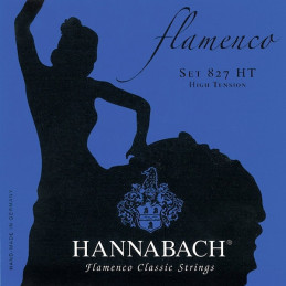 HANNABACH 827HT CORDE PER CHITARRA CLASSICA SERIE 827 HIGH TENSION FLAMENCO CLASSIC