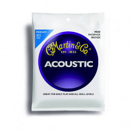 MARTIN M550 MUTA CORDE PER CHITARRA PHOSPHOR BRONZE MEDIUM