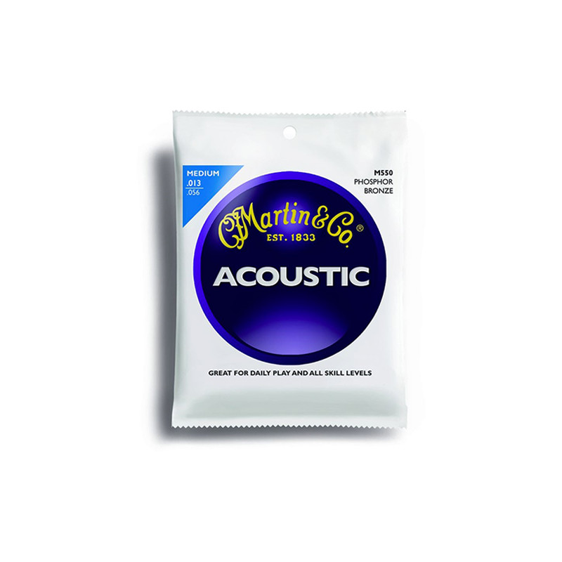 MARTIN M550 MUTA CORDE PER CHITARRA PHOSPHOR BRONZE MEDIUM