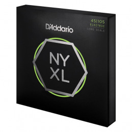 D'ADDARIO NYXL45105 ELECTRIC BASS STRING SET LONG SCALE LIGHT TOP / MED BOTTOM 45-105