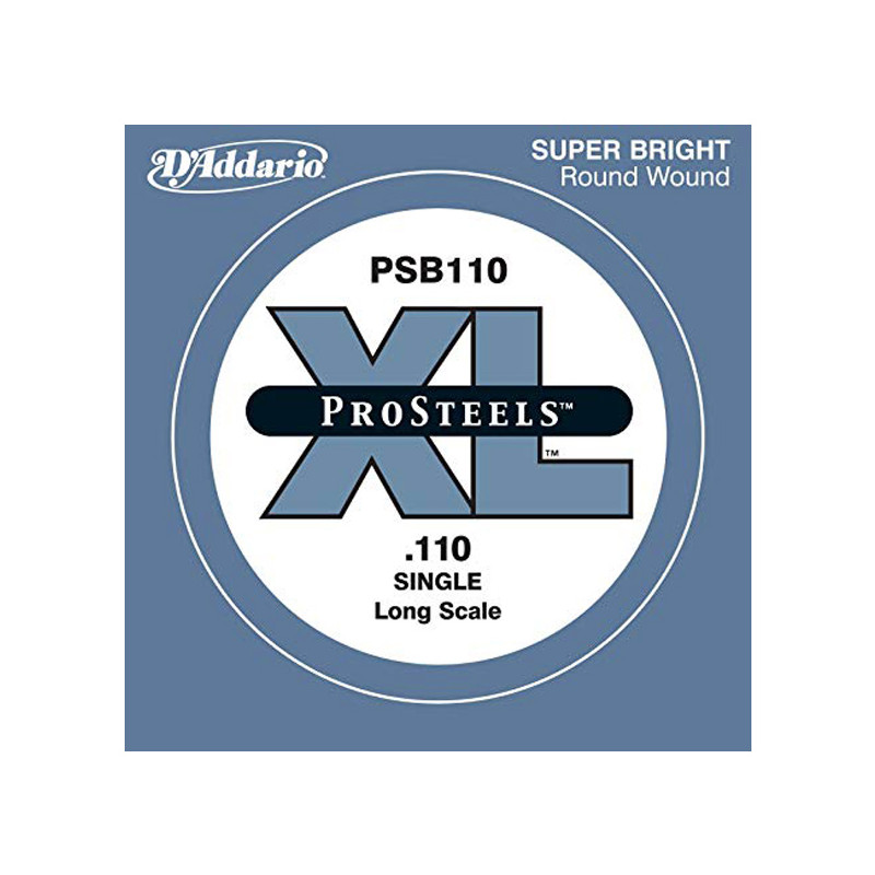 D'ADDARIO PSB110 XL PROSTEELS ROUND WOUND SINGLES