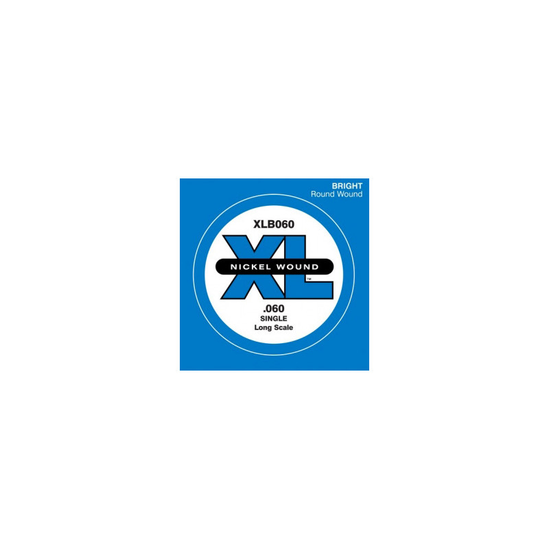 D'ADDARIO XLB060 NICKEL WOUND BASS STRING 060