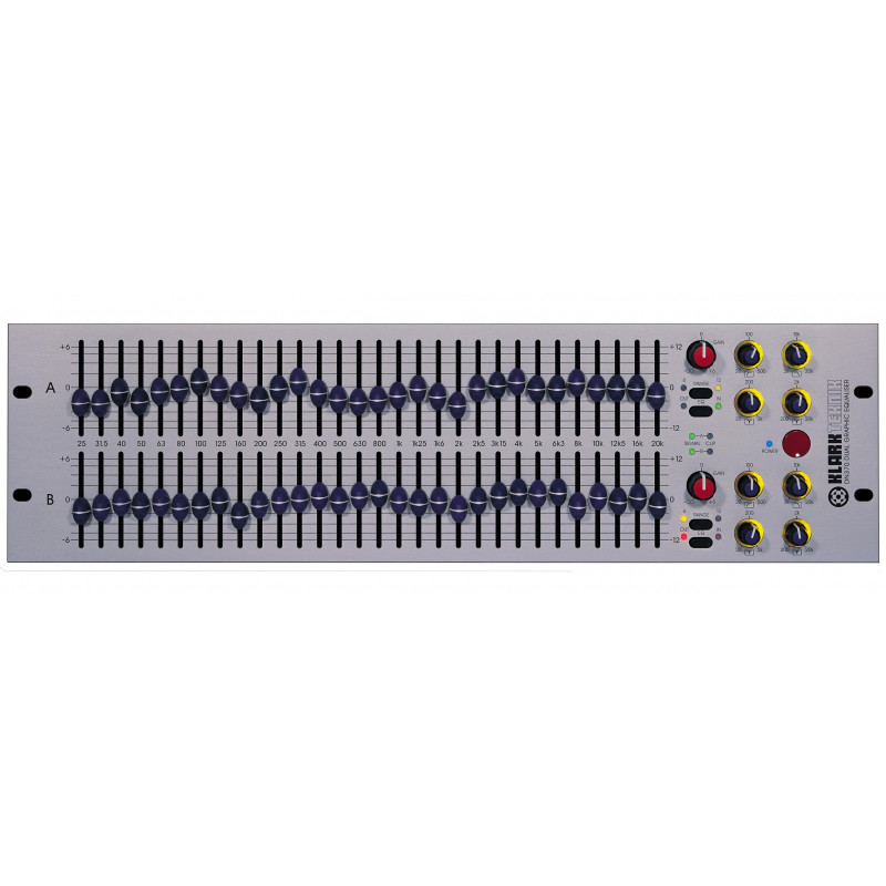 KLARK TEKNIK DN370 EQUALIZZATORE GRAFICO 31 + 31 BANDE