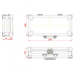 ACCU CASE ACF-SW/DMX OPERATOR I/II/SOLO 256