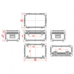 ACCU CASE ACF-PW/ROAD CASE MEDIUM 9MM