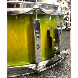 DRUM ART 1465AC RULLANTE IN ACERO 14" X 6,5" TRANSP. GREEN/YELLOW
