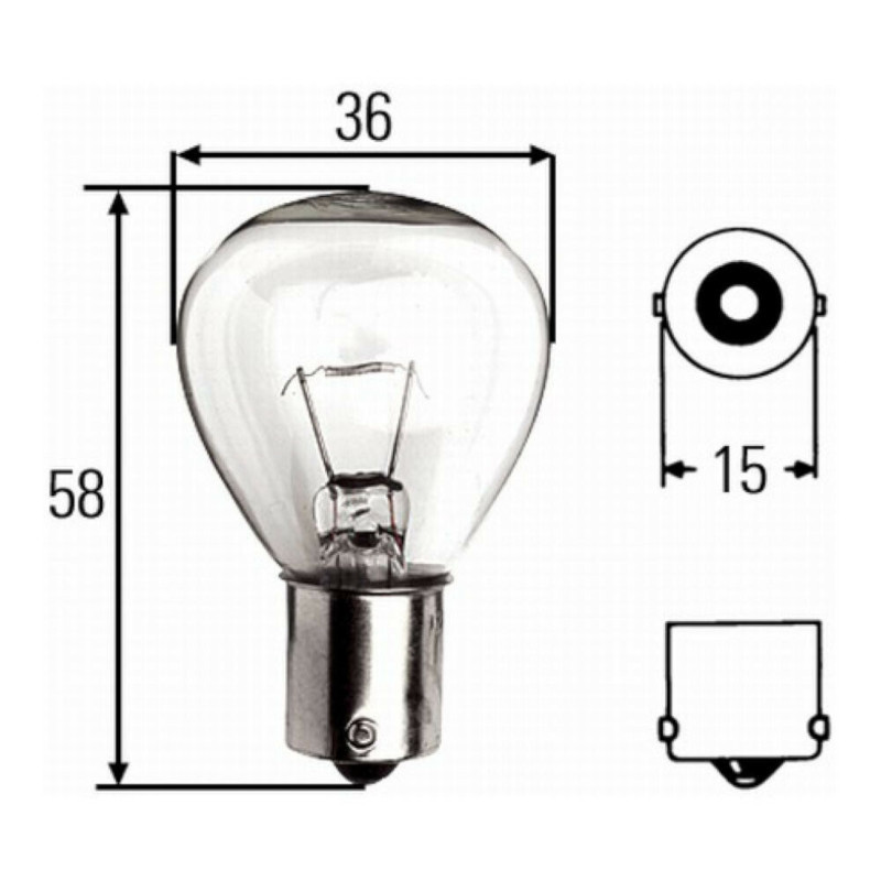 MB LAMPADA ALOGENA 45W 24V   BA-15S