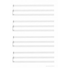 107 BLOCCO 4 RIGHI TRIPLI CANTO E PIANO
