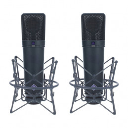 NEUMANN U87AIMT STEREO SET MICROFONO CONDENSATORE A 3 POLARITÀ SHOCK MOUNT INCLUSO NERO