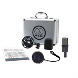 AKG C414XLS MICROFONO CONDENSATORE 5 FIGURE POLARI