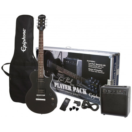 EPIPHONE LES PAUL PLAYER PACK - EBONY
