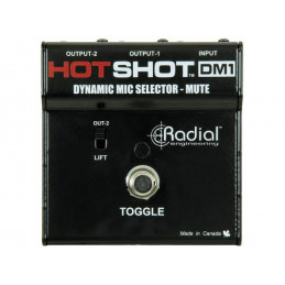 RADIAL HOTSHOT DM1 MICROPHONE MIC SELECTOR