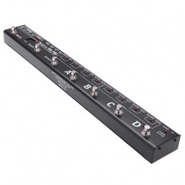 JOYO PXL-PRO EFFECT PEDAL LOOP CONTROLLER WITH AMP SWITCHING BLACK