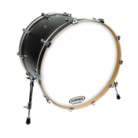 EVANS BD16RSW-NP PELLE RISONANTE GRANCASSA EQ3-NP SMOOTH WHITE 16"