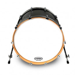 EVANS BD16RSW-NP PELLE RISONANTE GRANCASSA EQ3-NP SMOOTH WHITE 16"