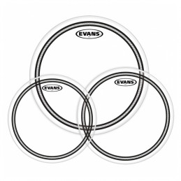 EVANS ETP-EC2SCLR-F EC2 TOM PACK 3 PELLI TOM CLEAR FUSION 10", 12", 14"