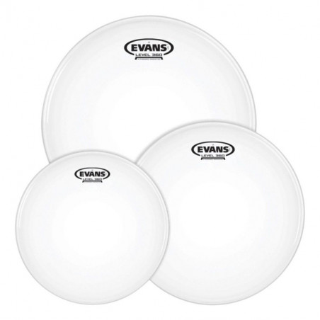 EVANS ETP-G1CTD-R G1 TOM PACK 3 PELLI TOM SABBIATE ROCK 10", 12", 16"