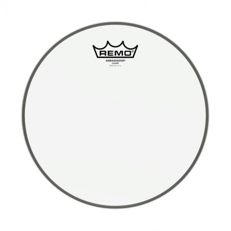 REMO 10" AMBASSADOR CLEAR