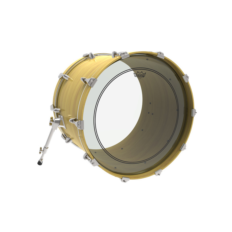 REMO P31318C2 PELLE POWERSTROKE 3 GRANCASSA 18" CLEAR