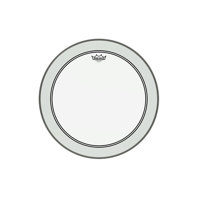 REMO P3-1320-C2 POWERSTROKE® P3 CLEAR BASS DRUMHEAD 20"