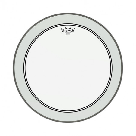 REMO P3-1320-C2 POWERSTROKE® P3 CLEAR BASS DRUMHEAD 20"