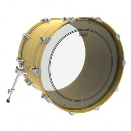 REMO P3-1320-C2 POWERSTROKE® P3 CLEAR BASS DRUMHEAD 20"