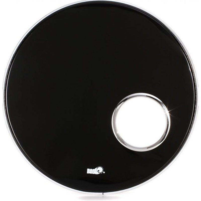 REMO ES-2014C PELLE BASS DRUM 20" NERA CON FORO